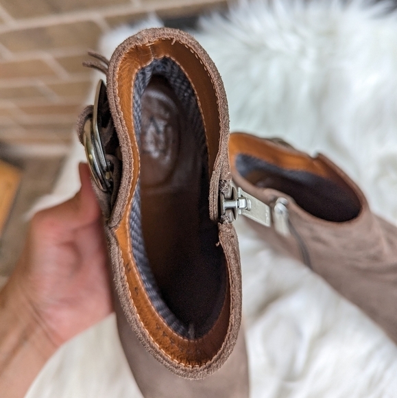 Aquatalia Suede Leather Ankle Boots - Picture 9 of 15